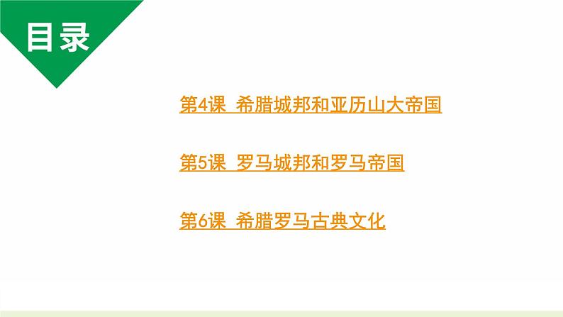 人教版九上历史第二单元古代欧洲文明(2024成都中考复习课件)02