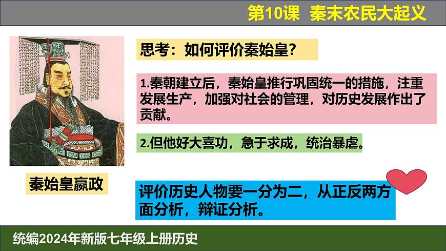 人教版（2024）7上歷史第10課《秦末農(nóng)民大起義》課件第5頁
