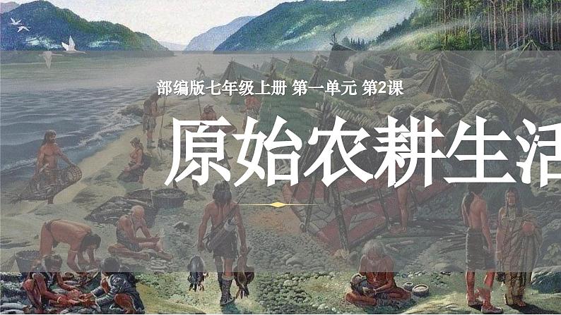 统编版(五四制)初中历史 中国历史第一册 第2课 原始农耕生活 课件第2页