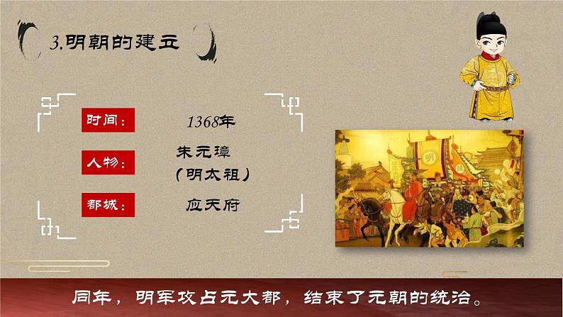 人教统编版(五四制)中国历史第二册 第14课 明朝的统治 课件07