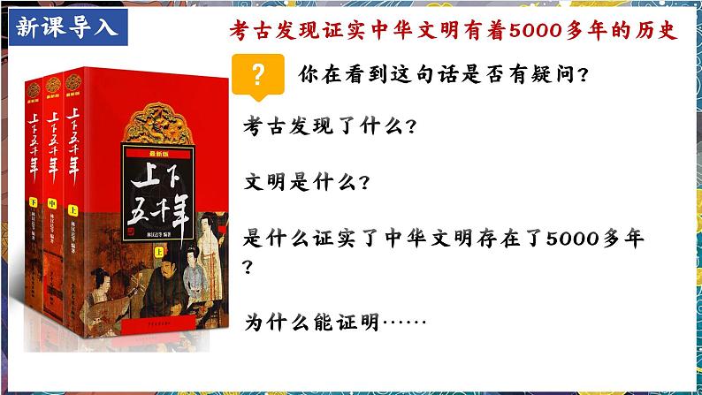 人教统编2024年版七年级历史上册第3课 中华文明的起源(同步教学课件)第2页