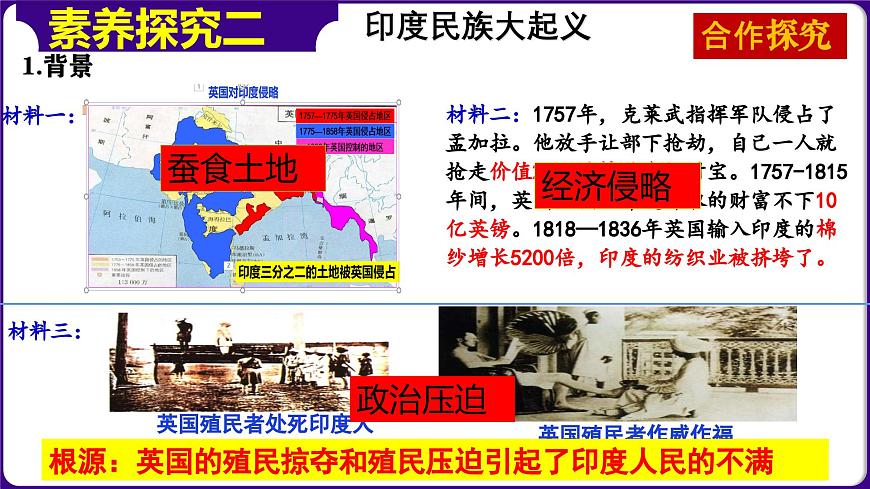 人教版初中歷史9下 第1課  殖民地人民的反抗斗 課件第8頁