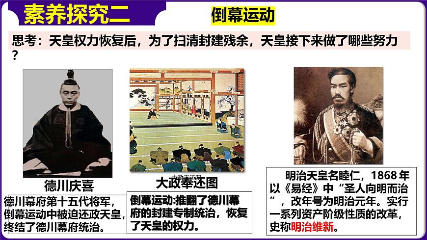 人教版初中歷史9下 第4課  日本明治維新 課件第8頁(yè)