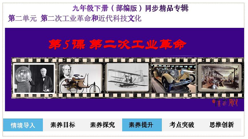 人教版初中歷史9下 第5課 第二次工業(yè)革命 課件第2頁