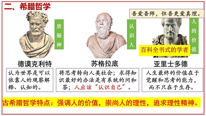 第六课 希腊罗马古典文化 课件 人教版九年级上册第二单元第6页