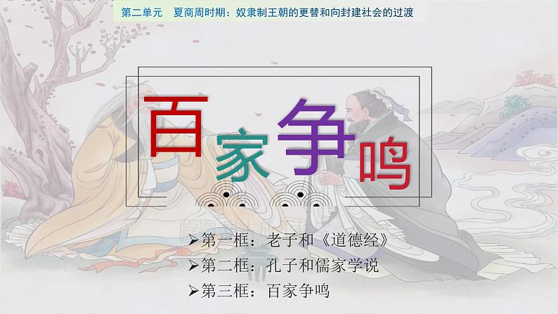 统编版(2024)七年级历史上册第7课《百家争鸣》课件上册第3页