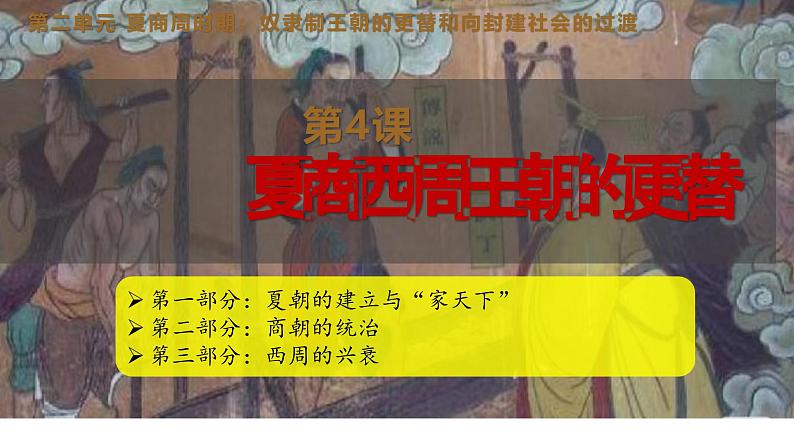 统编版七年级历史上册第6课《夏商西周王朝的更替》教学课件第2页