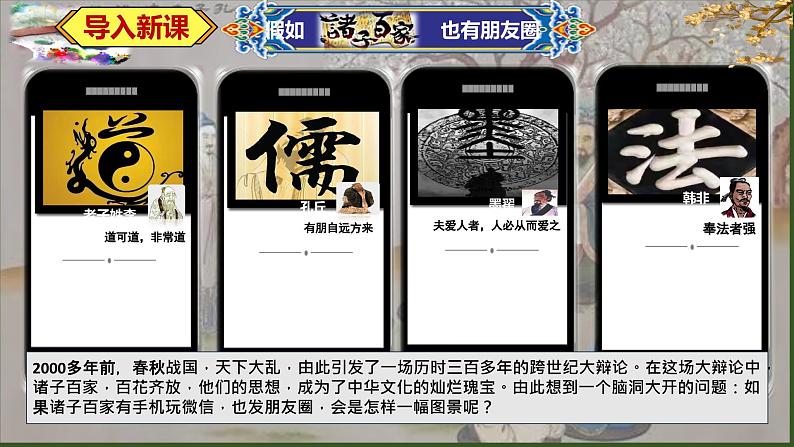 (2024)七年级历史上册第课《百家争鸣》(课件)第1页