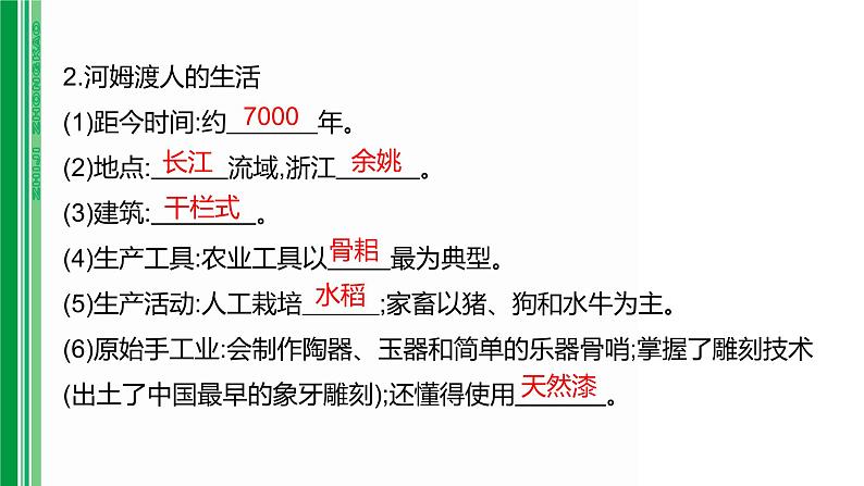 第一单元 【中国古代史】史前时期:中国境内早期人类与文明的起源-2025年中考历史一轮复习课件07