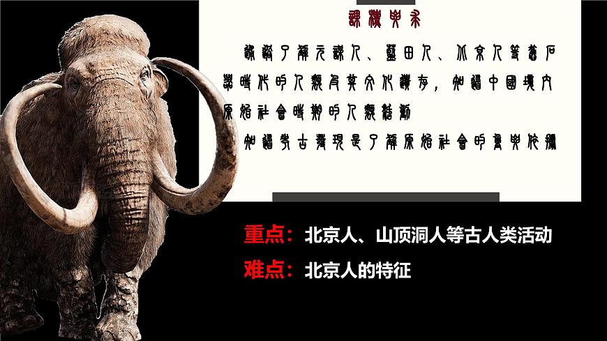 人教版初中歷史7上第1課 《遠(yuǎn)古時(shí)期的人類活動(dòng)》課件第4頁(yè)