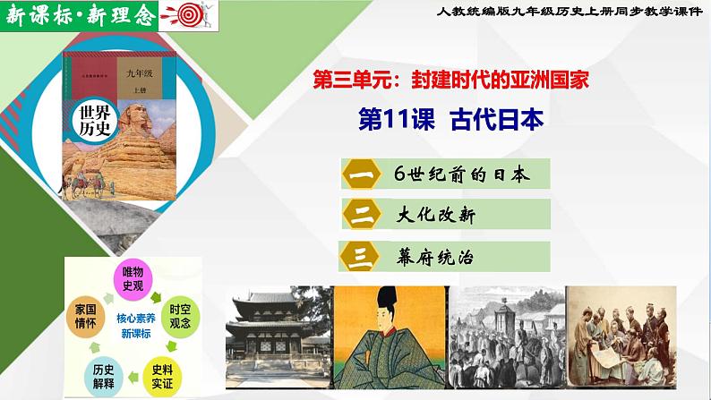 【新课标•新理念】人教部编版九年级历史上册第11课 古代日本(同步课件)01