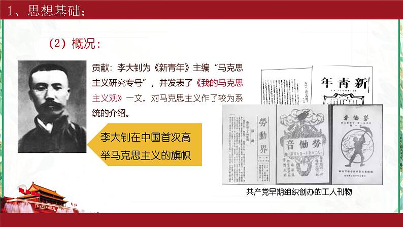 部编版八年级历史上册同步精品课堂第14课中国共产党的诞生(课件)07