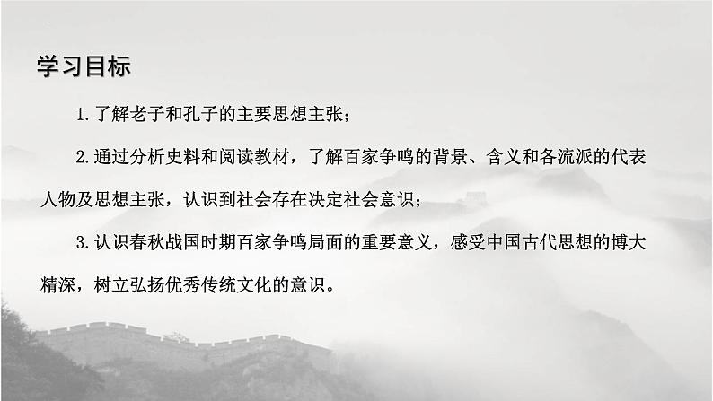 统编版七年级历史上册第7课《百家争鸣》(课件)第3页