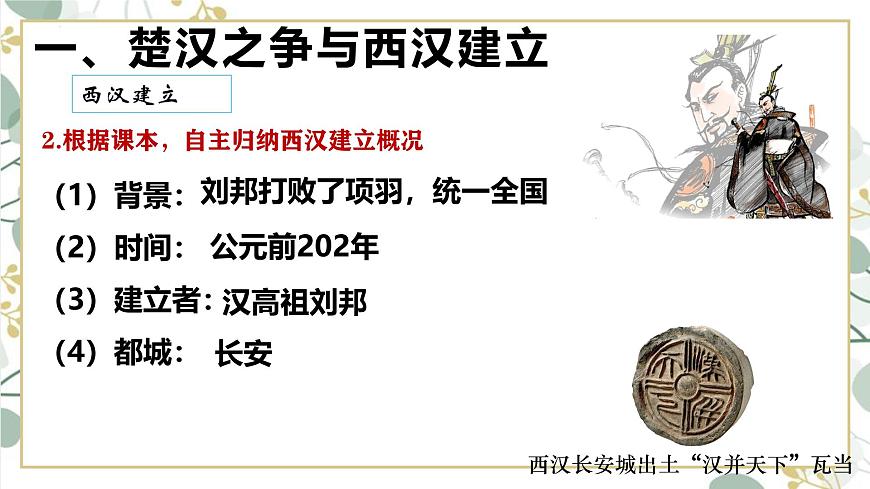 統(tǒng)編版七年級歷史上冊第11課《西漢建立和“文景之治”》教學課件第7頁
