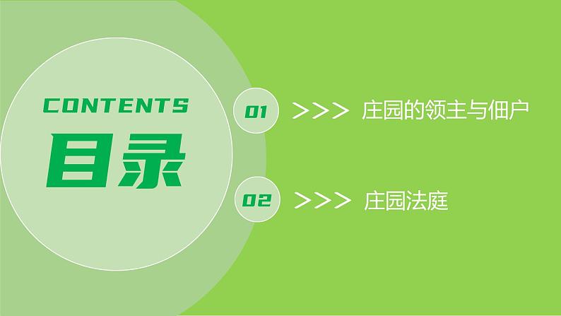 人教版(2024)历史 九年级上册 第8课 西欧庄园 课件第2页
