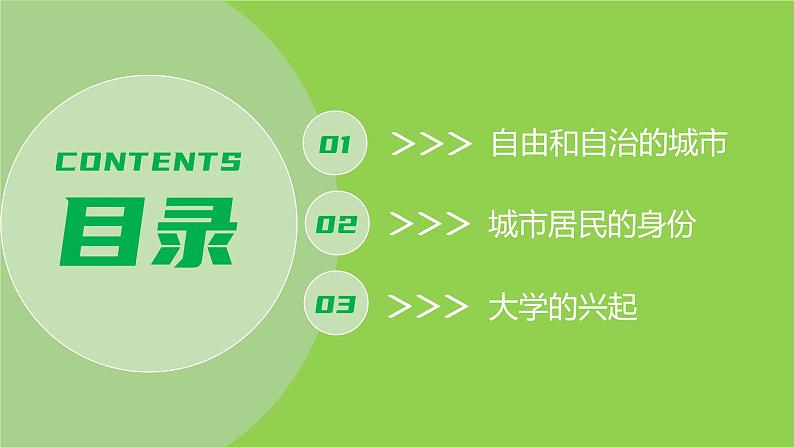 人教版(2024)历史 九年级上册 第9课 中世纪城市和大学的兴起 课件第2页
