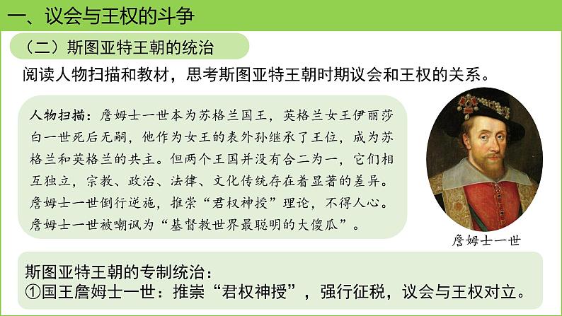 人教版(2024)历史 九年级上册 第17课 君主立宪制的英国 课件第6页