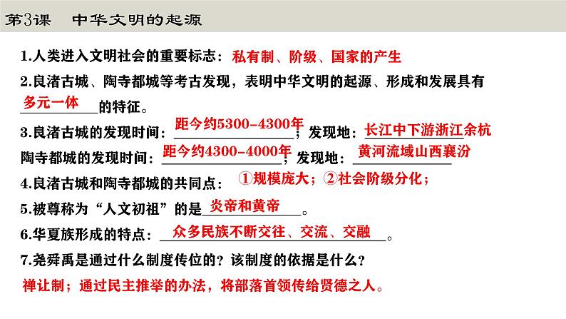 七年级上册期中复习:晨读晚诵一遍过(1-15课)知识点课件PPT05