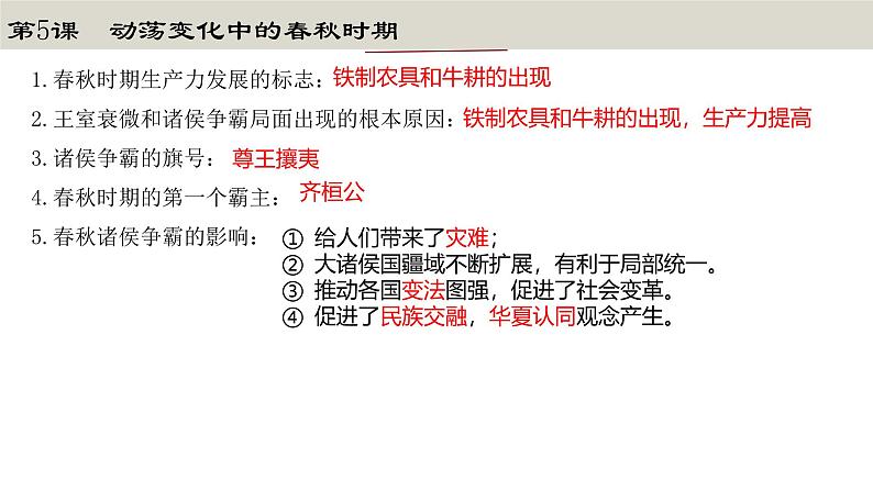 七年级上册期中复习:晨读晚诵一遍过(1-15课)知识点课件PPT08