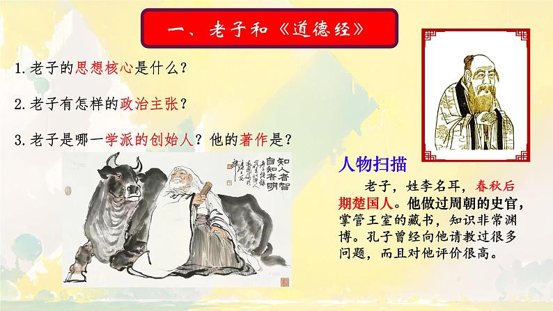 初中历史人教版七年级上册第7课 百家争鸣 课件02