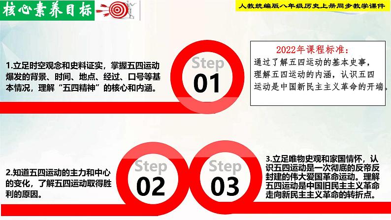 【新课标•新理念】人教部编版八年级历史上册第13课 五四运动(同步课件)第2页