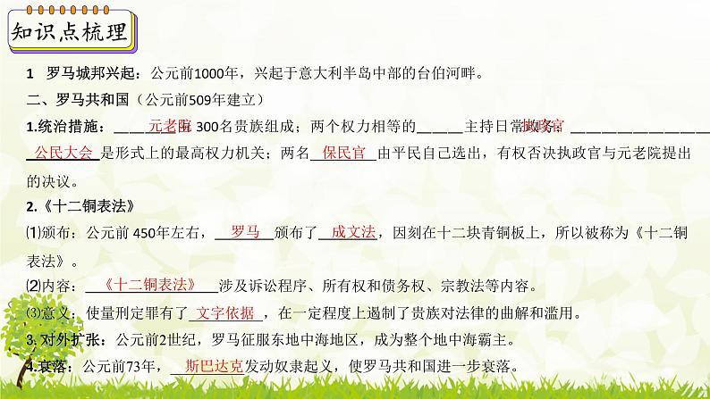 新课堂探索课件 部编版历史9年级上册 第5课 罗马城邦和罗马帝国第4页