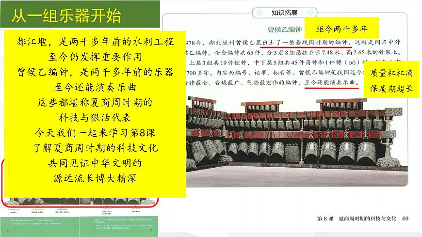 2024部編版七上歷史第8課夏商周時(shí)期的科技與文化（PPT課件）第3頁