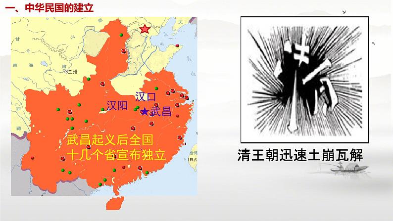 初中历史人教版八年级上册第10课 中华民国的创建 课件03
