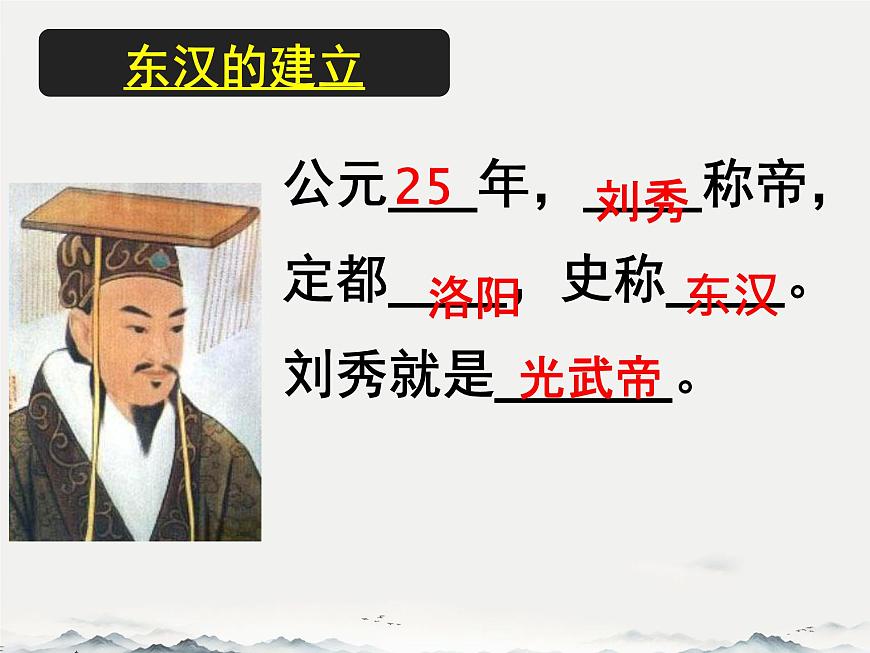 初中歷史人教版七年級上冊第13課 東漢的興衰 課件第6頁