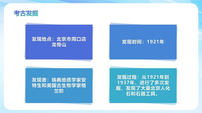 最新人教部编版七年级历史上册 第一课 中国境内早期人类的代表—北京人(课件)第5页