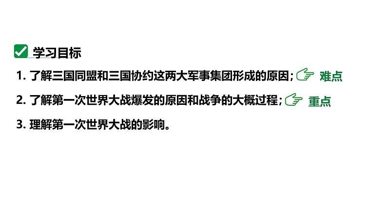 最新人教部编版九下历史第三单元第8课第一次世界大战(课件)第4页