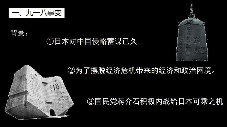 初中歷史人教版八年級上冊第18課 從九一八事變到西安事變 課件第3頁