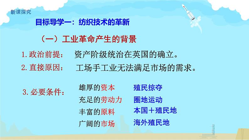 初中历史人教版九年级上册第20课 第一次工业革命 课件03