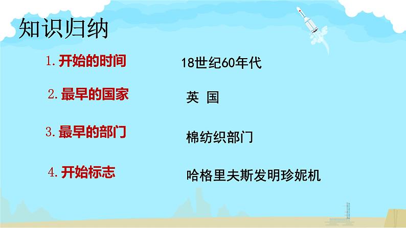 初中历史人教版九年级上册第20课 第一次工业革命 课件07
