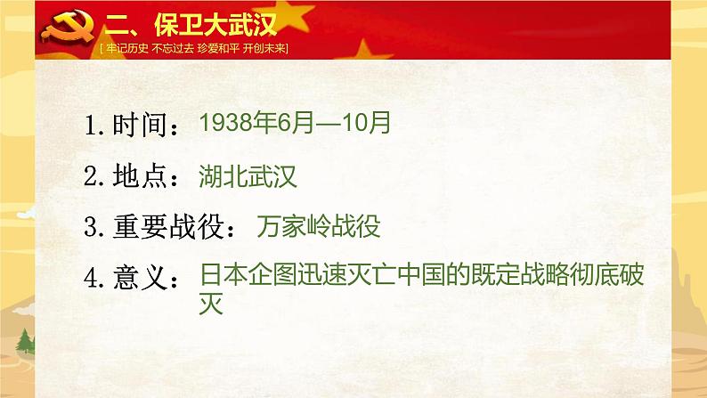 初中历史人教版八年级上册第20课 正面战场的抗战 课件第8页