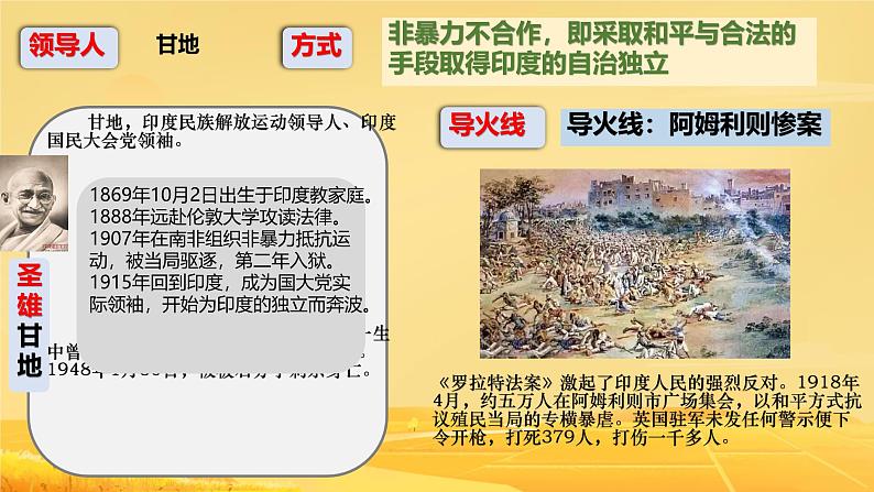 初中历史人教版九年级下册第12课 亚非拉民族民主运动的高涨 课件第6页