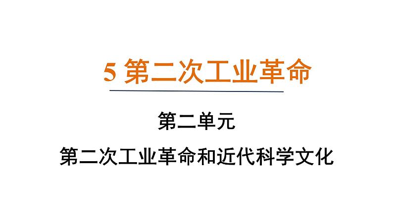 2.5 第二次工业革命(课件)- 2024-2025学年统编版九年级历史下册第1页