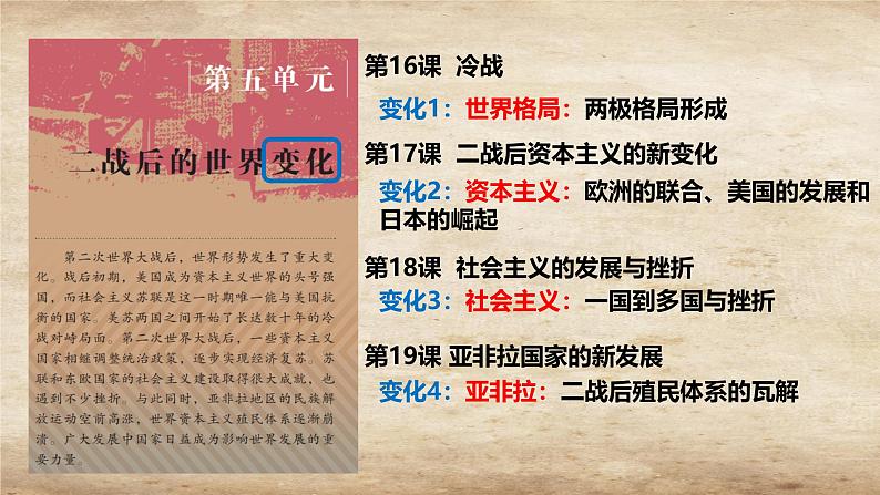 初中历史人教版九年级下册第16课 冷战 课件第1页