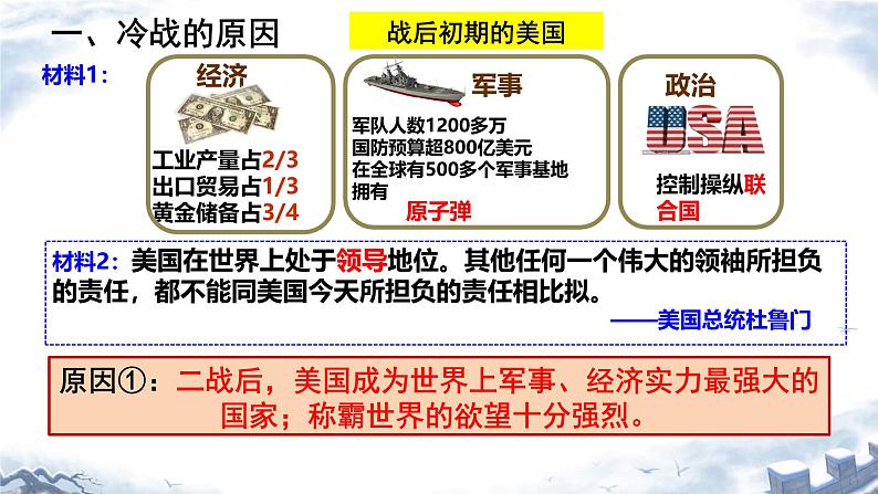 初中历史人教版九年级下册第16课 冷战 课件第5页