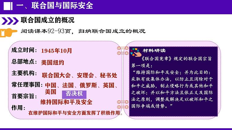 初中历史人教版九年级下册第20课 联合国与世界贸易组织 课件04