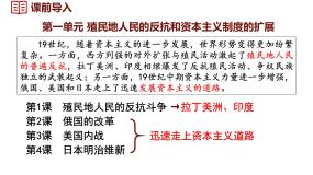 初中历史第1课 殖民地人民的反抗斗争评课ppt课件