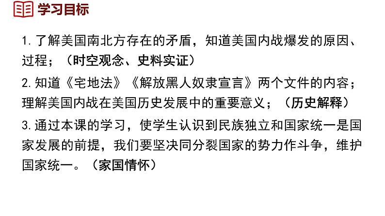 1.3 美国内战 课件 2024-2025学年统编版九年级历史下册第3页