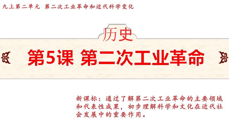 2.5 第二次工业革命 课件 2024-2025学年统编版九年级历史下册02