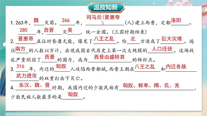 部编 2024版历史七年级上册第18课东晋南朝政治和江南地区开发【课件】第1页