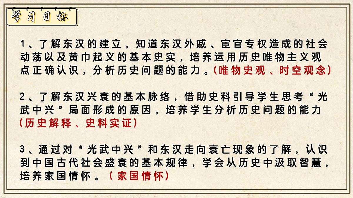 统编版历史七年级上册第13课《东汉的兴衰》(教学课件)第3页