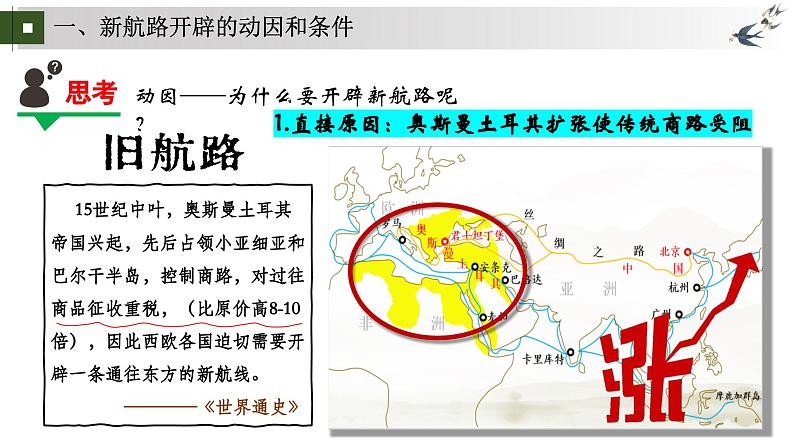 统编版初中历史九上第15、16课 发现新世界,开拓新市场——探寻新航路与早期殖民掠夺 课件第3页
