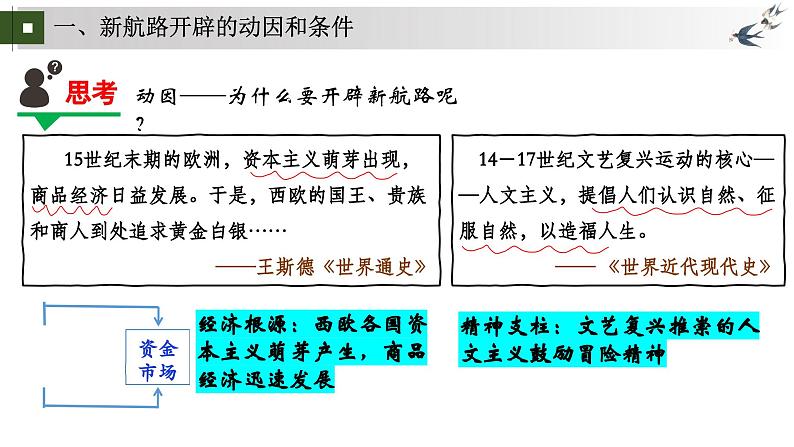 统编版初中历史九上第15、16课 发现新世界,开拓新市场——探寻新航路与早期殖民掠夺 课件第5页