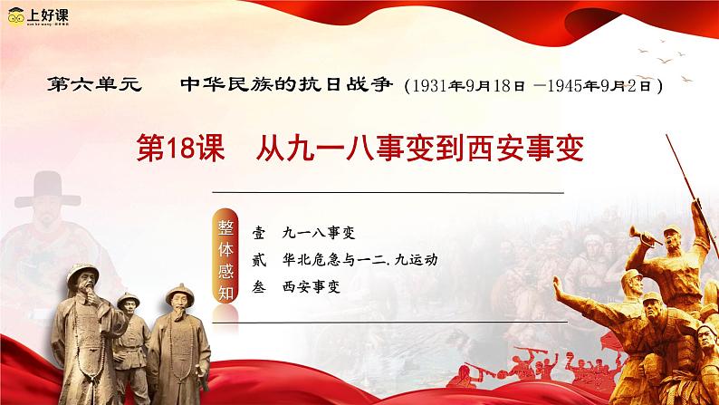 人教版初中历史八上 第18课 从九一八事变到西安事变 教学课件+教案+学案+分层作业02