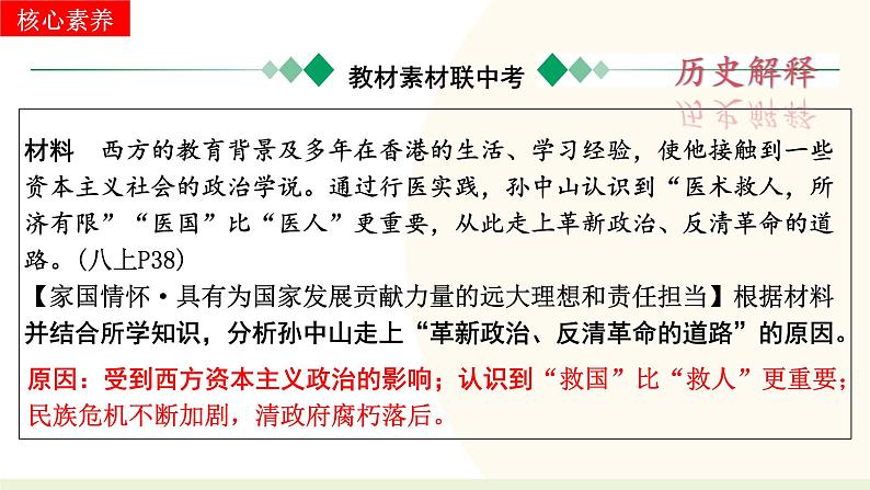 2025年中考历史一轮复习讲练测(课件)专题09 资产阶级民主革命与中华民国的建立(含答案)第8页