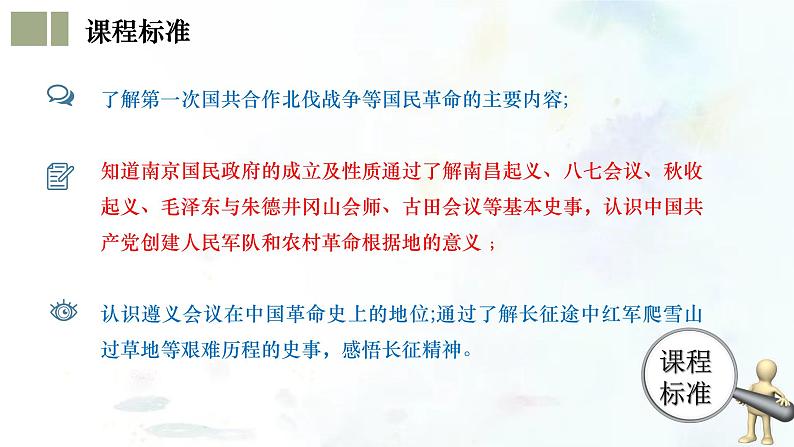 (部编版)中考历史一轮复习考点练习课件专题12 从国共合作到国共对峙(含答案)第3页